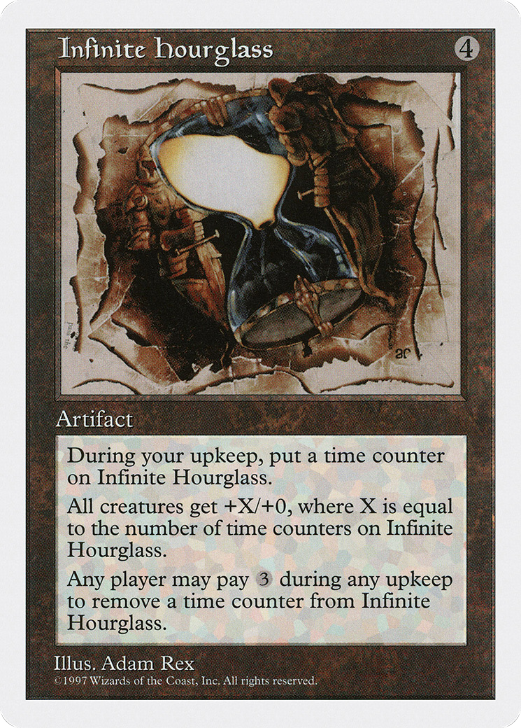 Infinite Hourglass (5ED-378) - Fifth Edition - Premium MTG Single from Wizards of the Coast - Just $0.09! Shop now at Game Crave Tournament Store