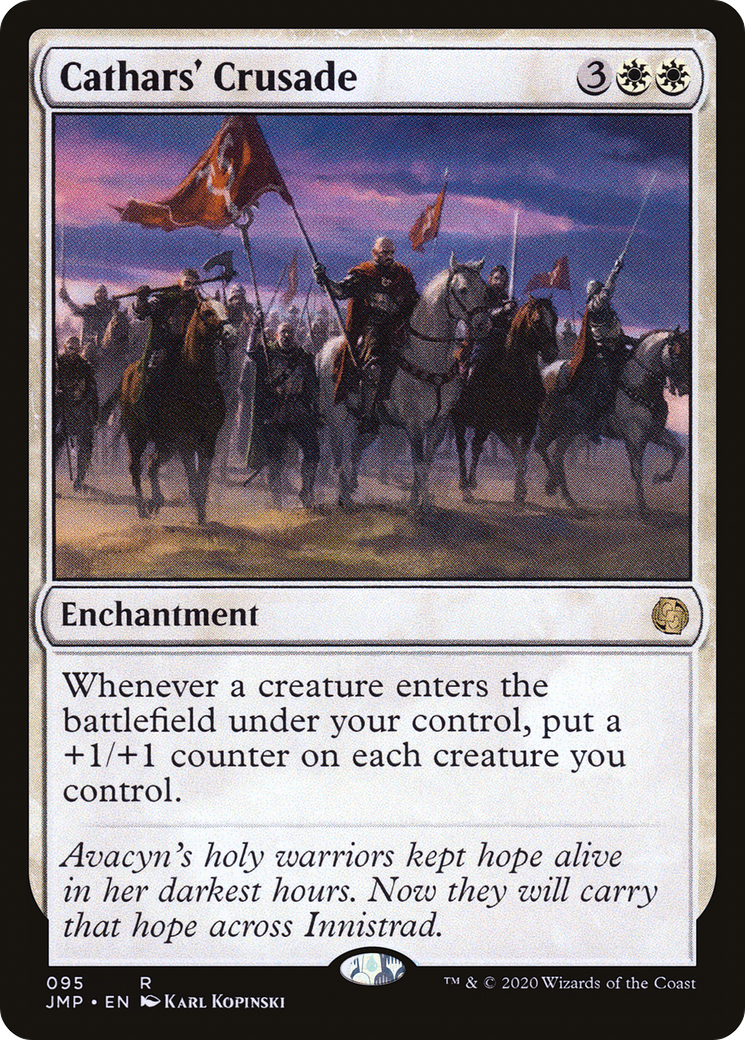 Cathars' Crusade (JMP-095) - Jumpstart - Premium MTG Single from Wizards of the Coast - Just $0.94! Shop now at Game Crave Tournament Store