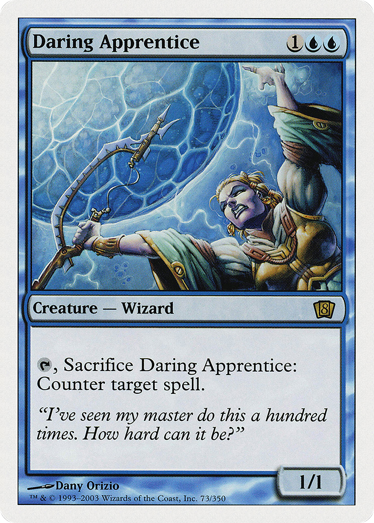 Daring Apprentice (8ED-073) - 8th Edition Foil