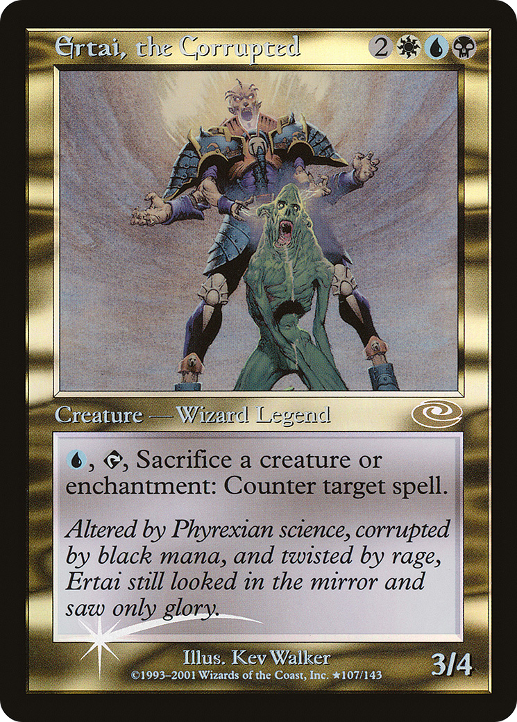 Ertai, the Corrupted (PLS-107★) - Planeshift Foil - Premium MTG Single from Wizards of the Coast - Just $45.27! Shop now at Game Crave Tournament Store