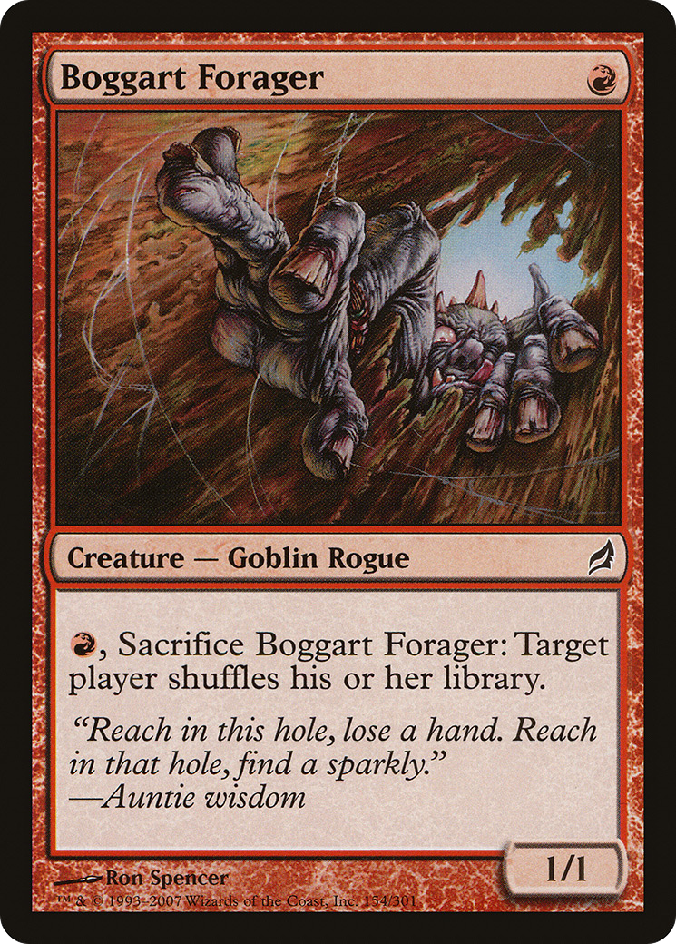 Boggart Forager (LRW-154) - Lorwyn - Premium MTG Single from Wizards of the Coast - Just $0.08! Shop now at Game Crave Tournament Store
