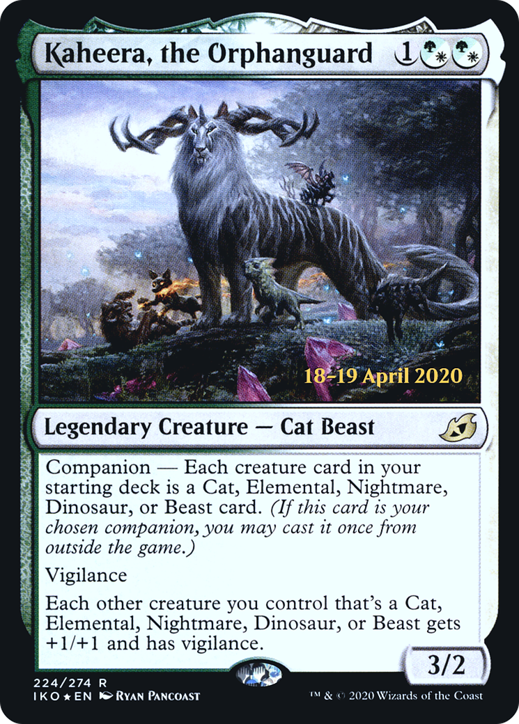 Kaheera, the Orphanguard (PIKO-224S) - Ikoria: Lair of Behemoths Promos: (companion) Foil - Premium MTG Single from Wizards of the Coast - Just $0.69! Shop now at Game Crave Tournament Store