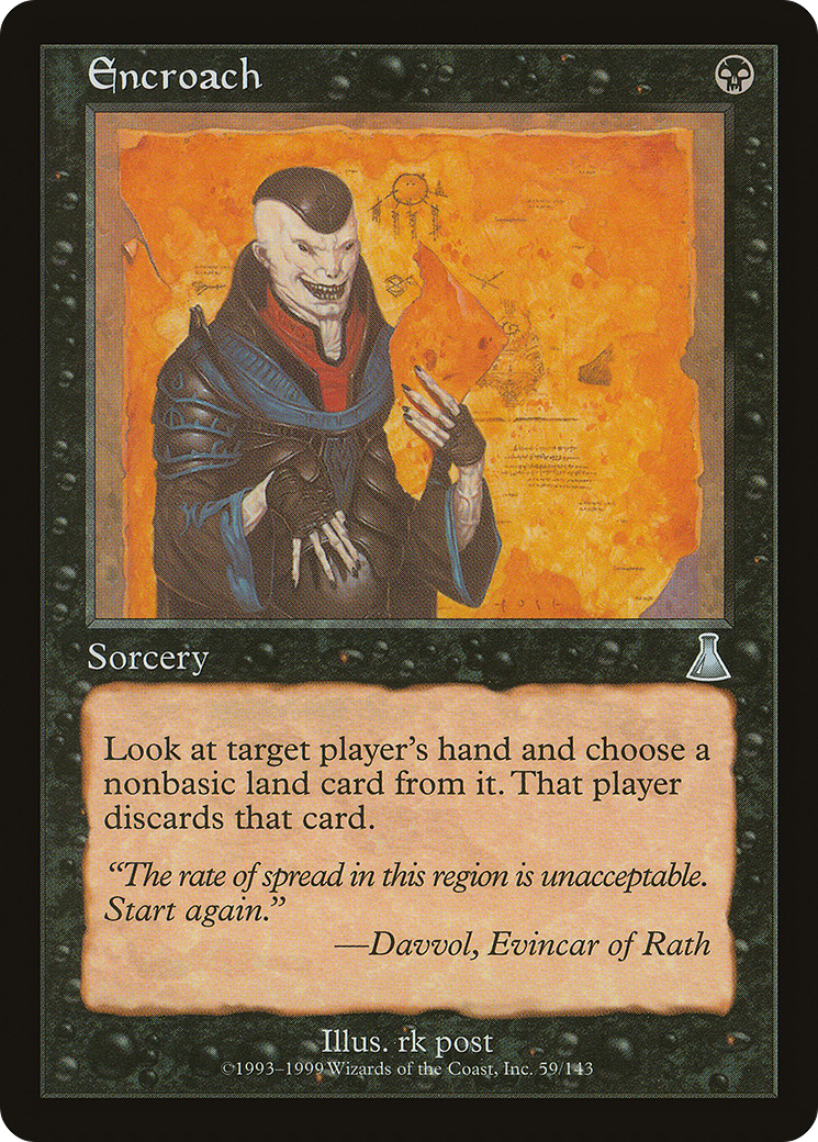 Encroach (UDS-059) - Urza's Destiny Foil - Premium MTG Single from Wizards of the Coast - Just $1.51! Shop now at Game Crave Tournament Store