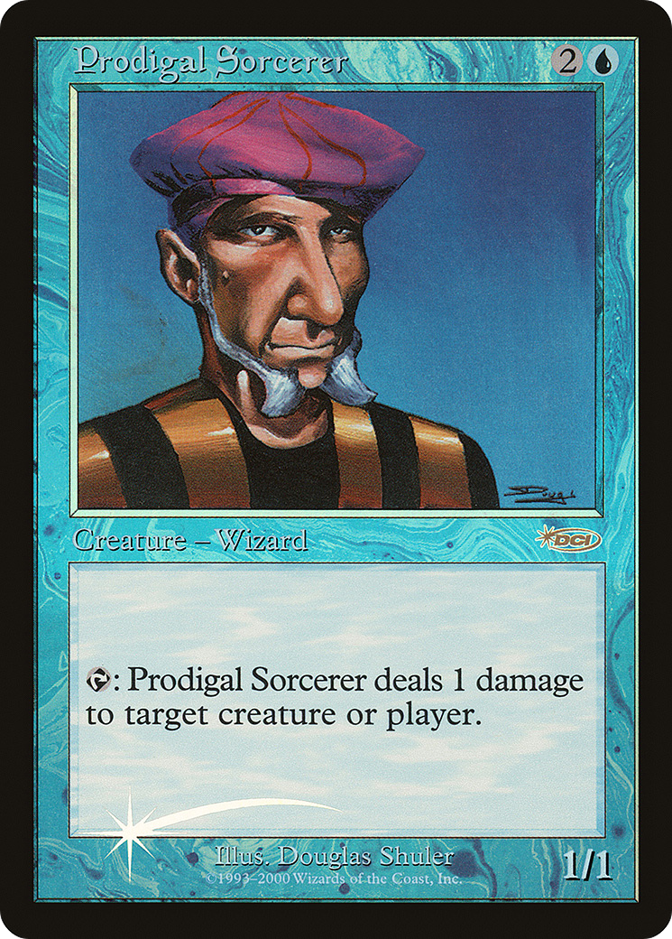 Prodigal Sorcerer (FNM-009) - Friday Night Magic 2000 Foil - Premium MTG Single from Wizards of the Coast - Just $1.66! Shop now at Game Crave Tournament Store