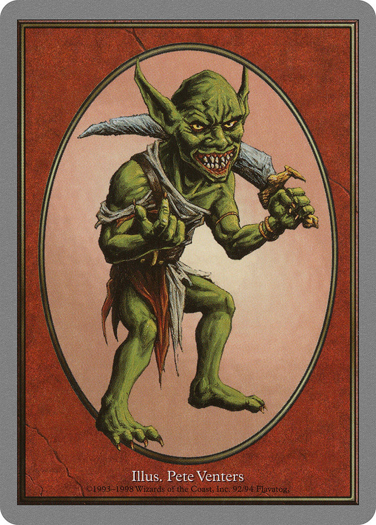 Goblin (TUGL-004) - Unglued Tokens - Premium MTG Single from Wizards of the Coast - Just $0.81! Shop now at Game Crave Tournament Store