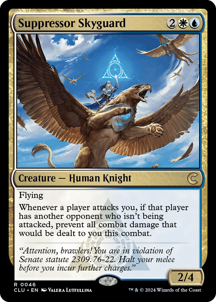 Suppressor Skyguard (CLU-046) - Ravnica: Clue Edition - Premium MTG Single from Wizards of the Coast - Just $7.15! Shop now at Game Crave Tournament Store