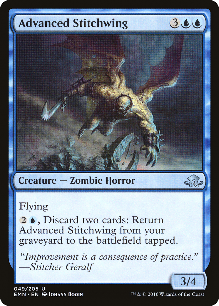 Advanced Stitchwing (EMN-049) - Eldritch Moon - Premium MTG Single from Wizards of the Coast - Just $0.08! Shop now at Game Crave Tournament Store
