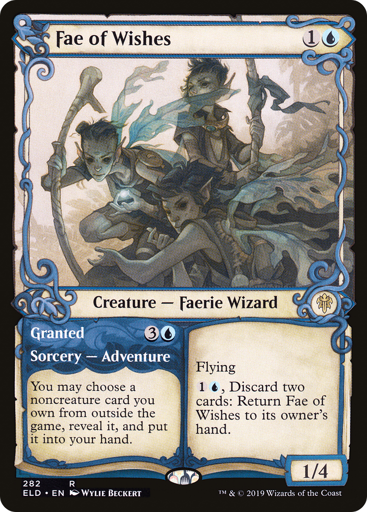 Fae of Wishes // Granted (ELD-282) - Throne of Eldraine: (Showcase) - Premium MTG Single from Wizards of the Coast - Just $0.08! Shop now at Game Crave Tournament Store