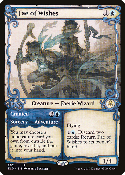 Fae of Wishes // Granted (ELD-282) - Throne of Eldraine: (Showcase) - Premium MTG Single from Wizards of the Coast - Just $0.08! Shop now at Game Crave Tournament Store