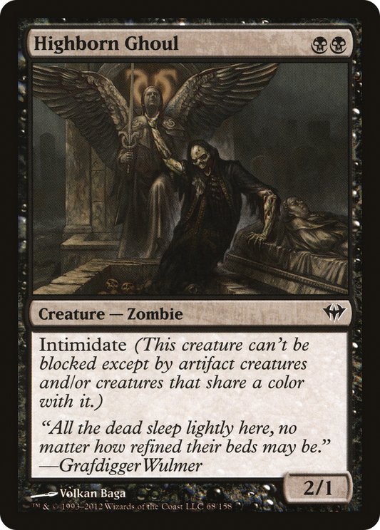 Highborn Ghoul (DKA-068) - Dark Ascension - Premium MTG Single from Wizards of the Coast - Just $0.08! Shop now at Game Crave Tournament Store