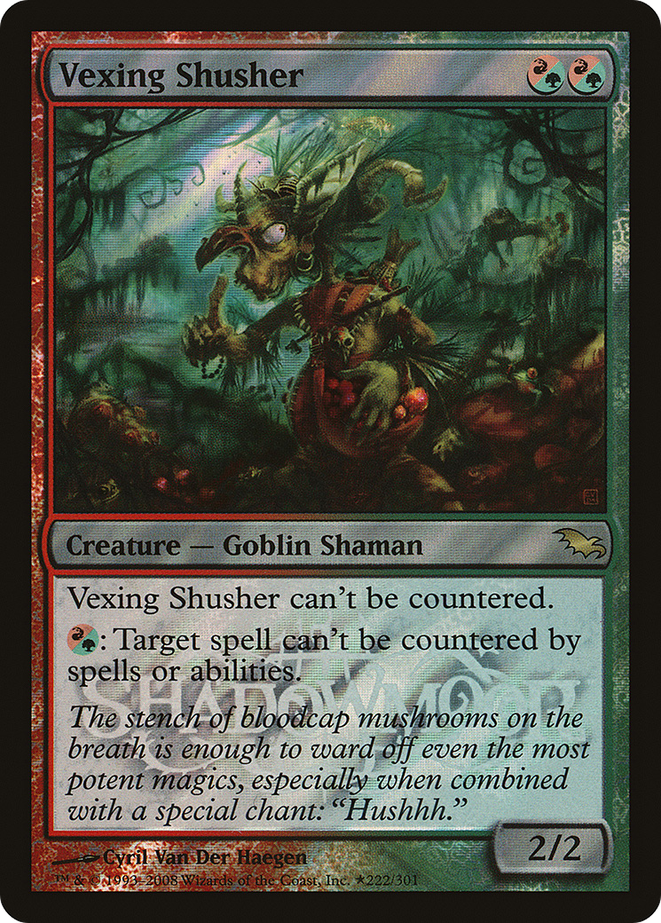 Vexing Shusher (PSHM-222★) - Shadowmoor Promos Foil - Premium MTG Single from Wizards of the Coast - Just $1.93! Shop now at Game Crave Tournament Store