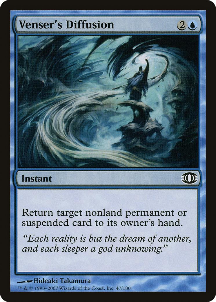 Venser's Diffusion (FUT-047) - Future Sight - Premium MTG Single from Wizards of the Coast - Just $0.08! Shop now at Game Crave Tournament Store