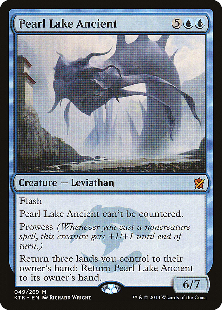 Pearl Lake Ancient (KTK-049) - Khans of Tarkir - Premium MTG Single from Wizards of the Coast - Just $0.09! Shop now at Game Crave Tournament Store