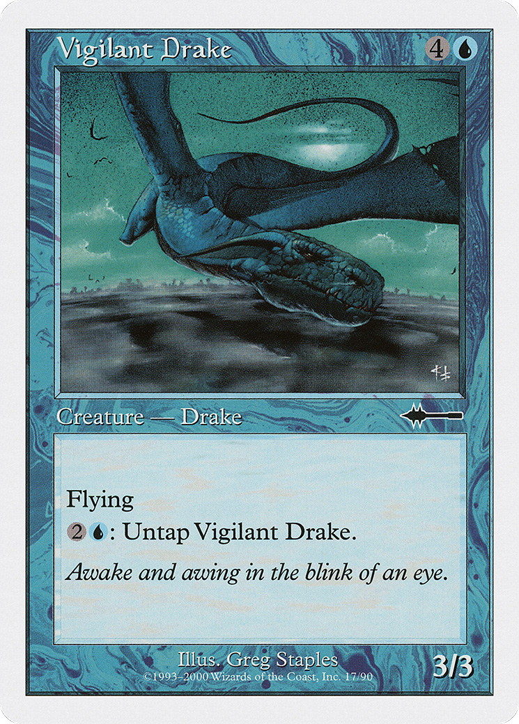 Vigilant Drake (BTD-017) - Beatdown Box Set - Premium MTG Single from Wizards of the Coast - Just $0.08! Shop now at Game Crave Tournament Store