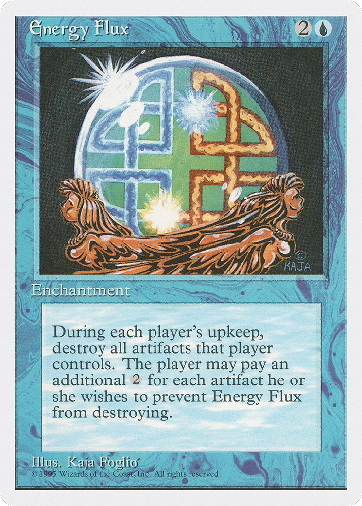 Energy Flux (4ED-068) - Fourth Edition - Premium MTG Single from Wizards of the Coast - Just $0.25! Shop now at Game Crave Tournament Store