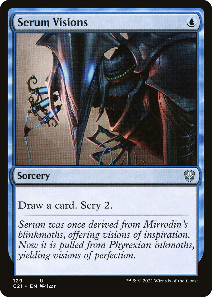 Serum Visions (C21-129) - Commander 2021 - Premium MTG Single from Wizards of the Coast - Just $0.12! Shop now at Game Crave Tournament Store