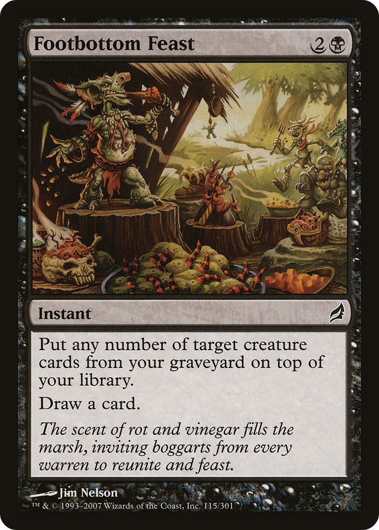 Footbottom Feast (LRW-115) - Lorwyn Foil - Premium MTG Single from Wizards of the Coast - Just $0.96! Shop now at Game Crave Tournament Store