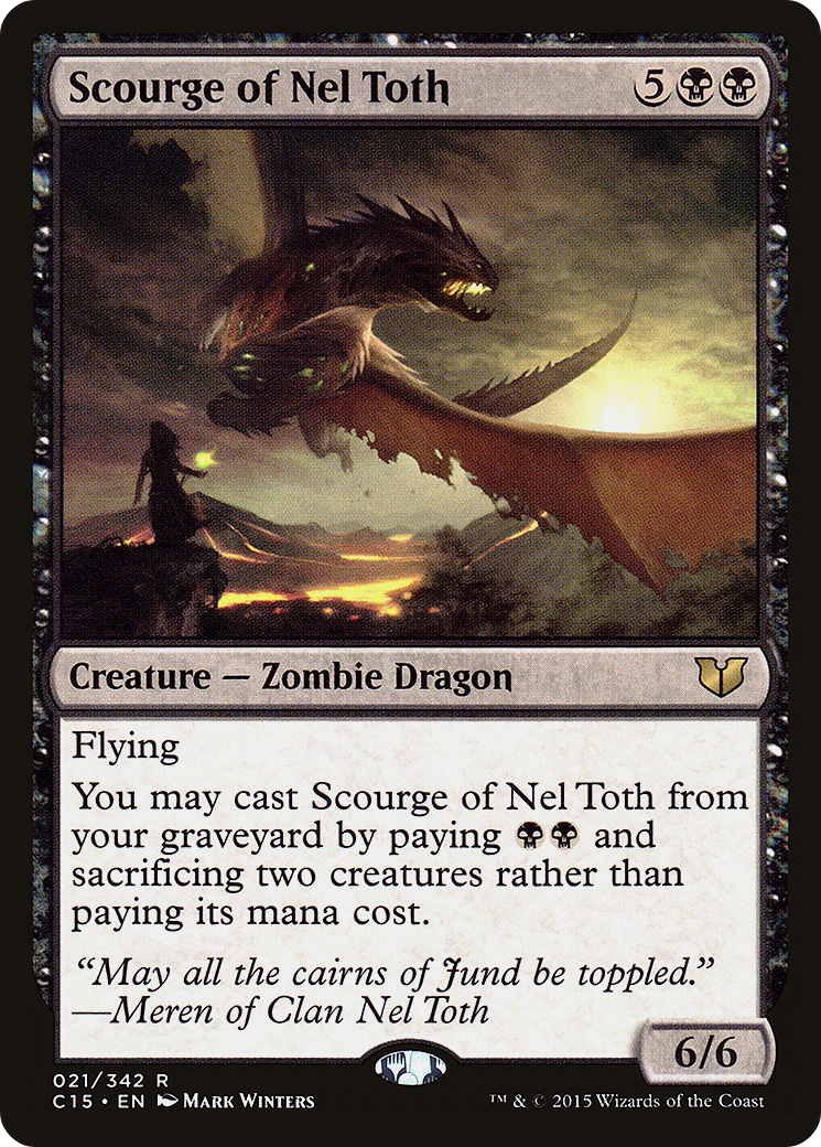 Scourge of Nel Toth (C15-021) - Commander 2015 - Premium MTG Single from Wizards of the Coast - Just $0.66! Shop now at Game Crave Tournament Store