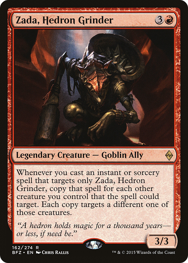 Zada, Hedron Grinder (BFZ-162) - Battle for Zendikar - Premium MTG Single from Wizards of the Coast - Just $0.08! Shop now at Game Crave Tournament Store