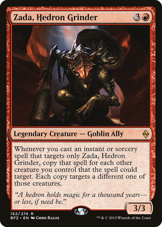 Zada, Hedron Grinder (BFZ-162) - Battle for Zendikar - Premium MTG Single from Wizards of the Coast - Just $0.08! Shop now at Game Crave Tournament Store