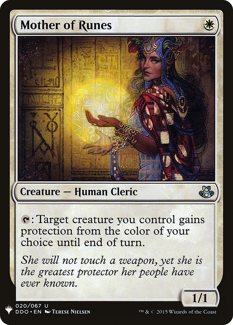 Mother of Runes (MB1-183) - Mystery Booster - Premium MTG Single from Wizards of the Coast - Just $1.52! Shop now at Game Crave Tournament Store