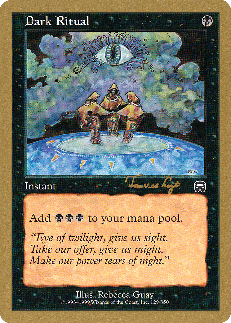 Dark Ritual (WC01-TVDL129) - World Championship Decks 2001 - Premium MTG Single from Wizards of the Coast - Just $0.72! Shop now at Game Crave Tournament Store