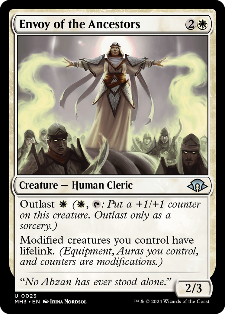 Envoy of the Ancestors (MH3-023) - Modern Horizons 3 Foil - Premium MTG Single from Wizards of the Coast - Just $0.40! Shop now at Game Crave Tournament Store