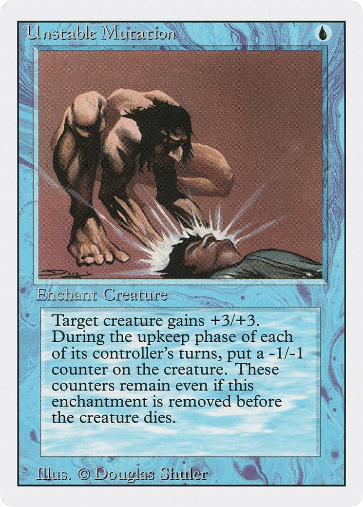 Unstable Mutation (3ED-086) - Revised Edition - Premium MTG Single from Wizards of the Coast - Just $0.08! Shop now at Game Crave Tournament Store