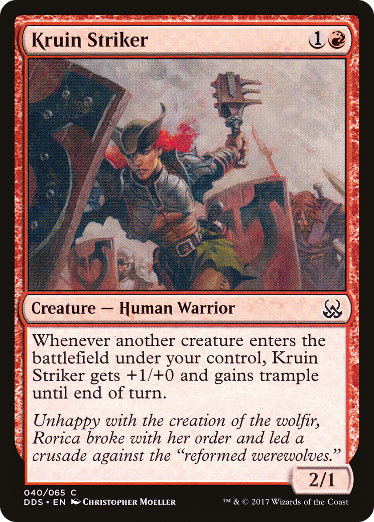 Kruin Striker (DDS-040) - Duel Decks: Mind vs. Might - Premium MTG Single from Wizards of the Coast - Just $0.08! Shop now at Game Crave Tournament Store