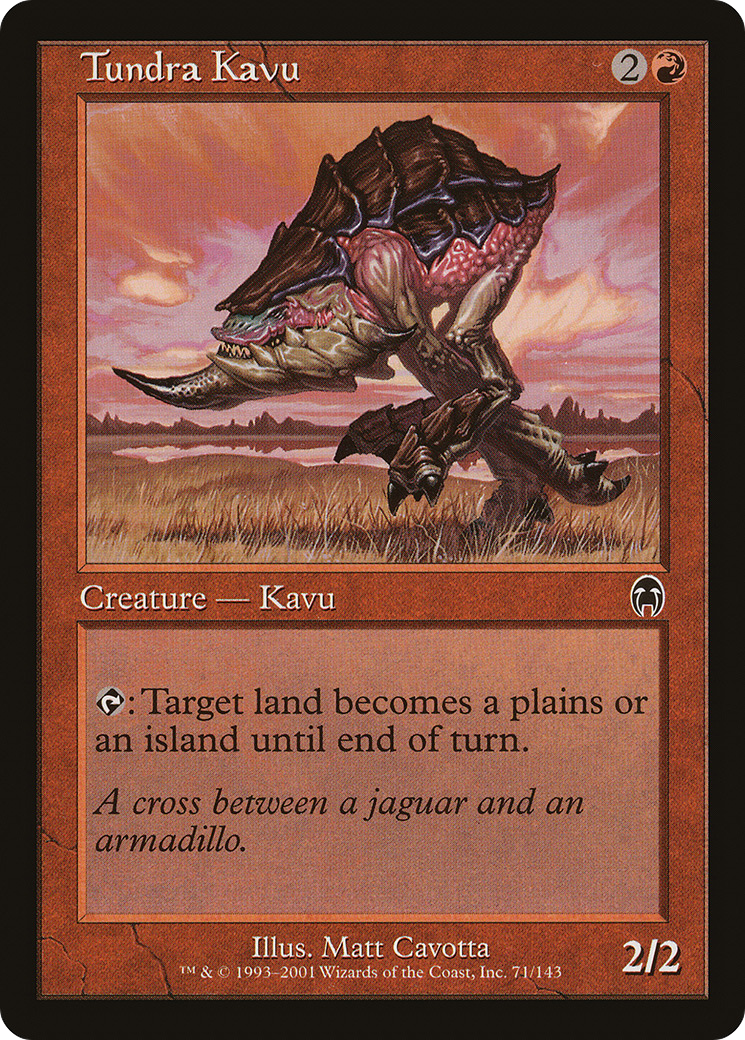 Tundra Kavu (APC-071) - Apocalypse - Premium MTG Single from Wizards of the Coast - Just $0.08! Shop now at Game Crave Tournament Store