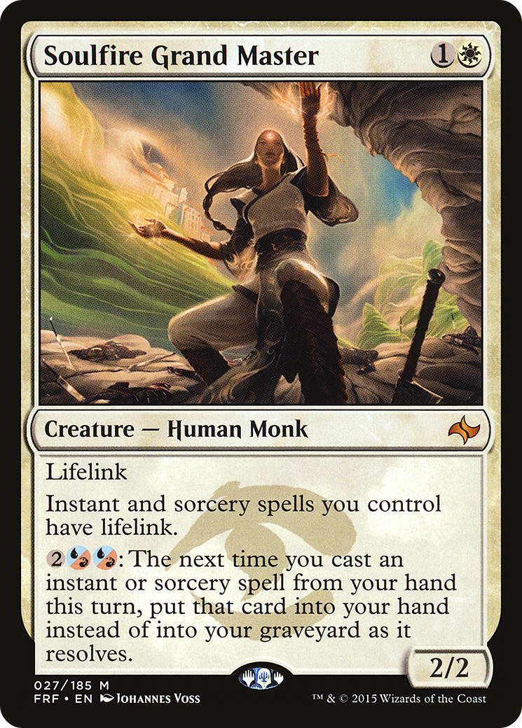 Soulfire Grand Master (FRF-027) - Fate Reforged Foil - Premium MTG Single from Wizards of the Coast - Just $1.17! Shop now at Game Crave Tournament Store