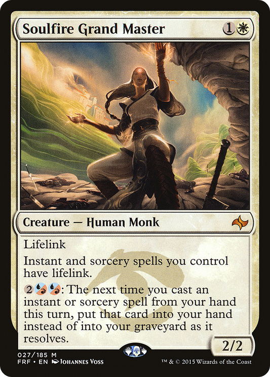 Soulfire Grand Master (FRF-027) - Fate Reforged - Premium MTG Single from Wizards of the Coast - Just $0.40! Shop now at Game Crave Tournament Store