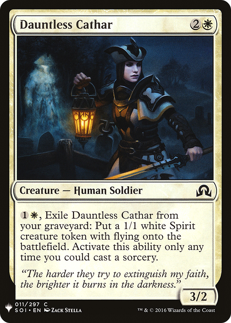 Dauntless Cathar (MB1-069) - Mystery Booster - Premium MTG Single from Wizards of the Coast - Just $0.08! Shop now at Game Crave Tournament Store