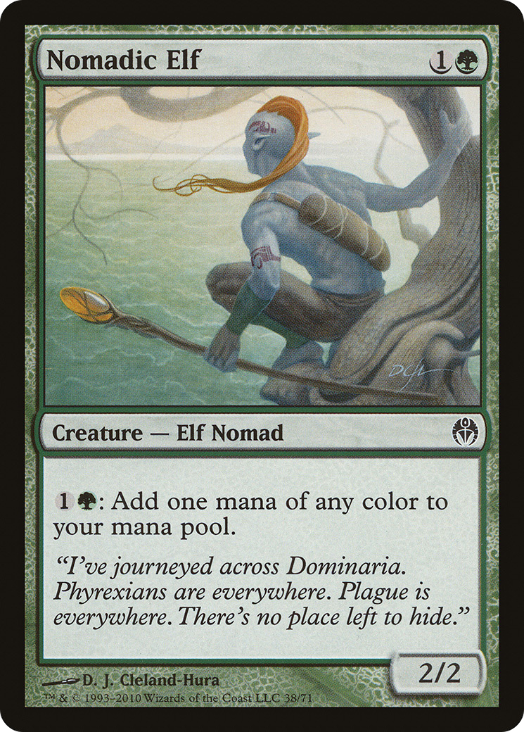Nomadic Elf (DDE-038) - Duel Decks: Phyrexia vs. the Coalition - Premium MTG Single from Wizards of the Coast - Just $0.08! Shop now at Game Crave Tournament Store