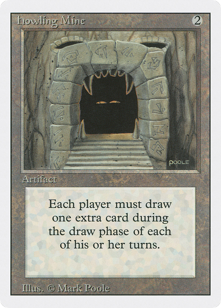 Howling Mine (3ED-251) - Revised Edition - Premium MTG Single from Wizards of the Coast - Just $2.76! Shop now at Game Crave Tournament Store