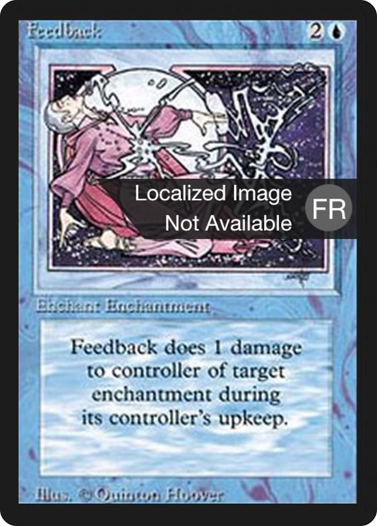 Feedback (FBB-058) - Foreign Black Border - Premium MTG Single from Wizards of the Coast - Just $2.04! Shop now at Game Crave Tournament Store