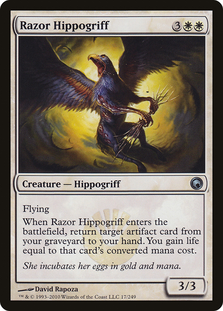 Razor Hippogriff (SOM-017) - Scars of Mirrodin Foil - Premium MTG Single from Wizards of the Coast - Just $0.08! Shop now at Game Crave Tournament Store