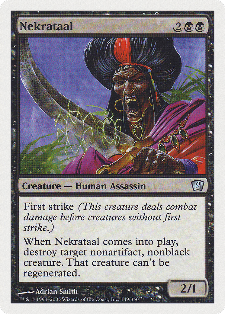 Nekrataal (9ED-149) - Ninth Edition - Premium MTG Single from Wizards of the Coast - Just $0.08! Shop now at Game Crave Tournament Store