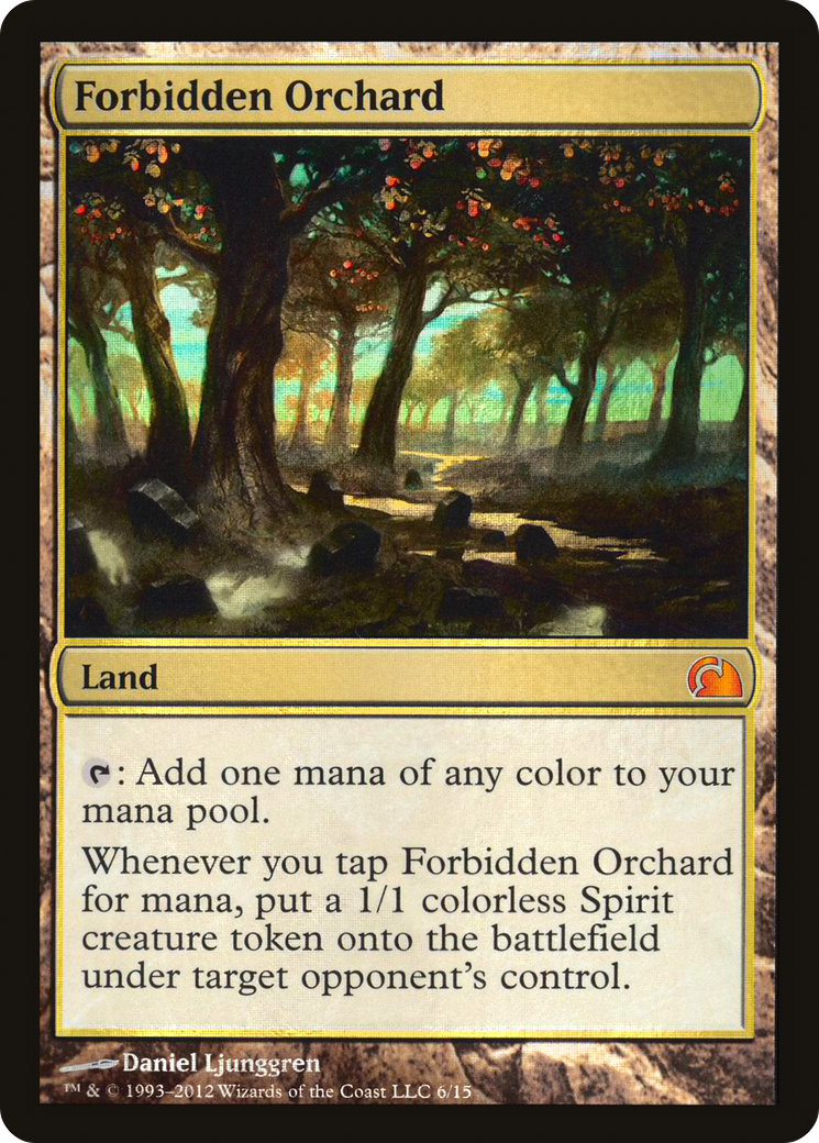 Forbidden Orchard (V12-006) - From the Vault: Realms Foil - Premium MTG Single from Wizards of the Coast - Just $2.05! Shop now at Game Crave Tournament Store