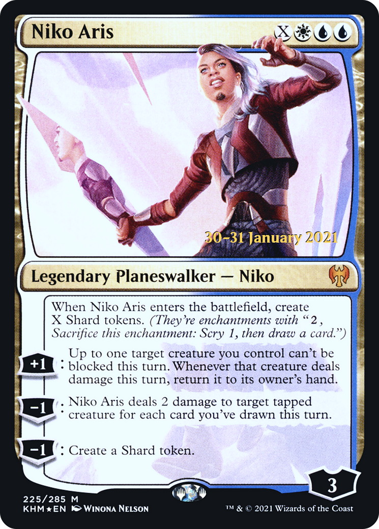 Niko Aris (PKHM-225S) - Kaldheim Promos Foil - Premium MTG Single from Wizards of the Coast - Just $0.28! Shop now at Game Crave Tournament Store
