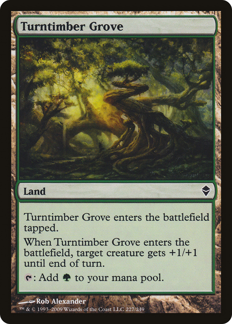 Turntimber Grove (ZEN-227) - Zendikar - Premium MTG Single from Wizards of the Coast - Just $0.08! Shop now at Game Crave Tournament Store