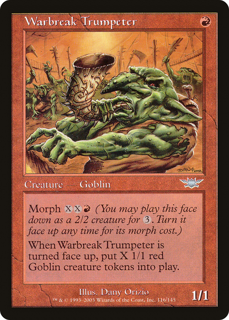 Warbreak Trumpeter (LGN-116) - Legions - Premium MTG Single from Wizards of the Coast - Just $0.08! Shop now at Game Crave Tournament Store