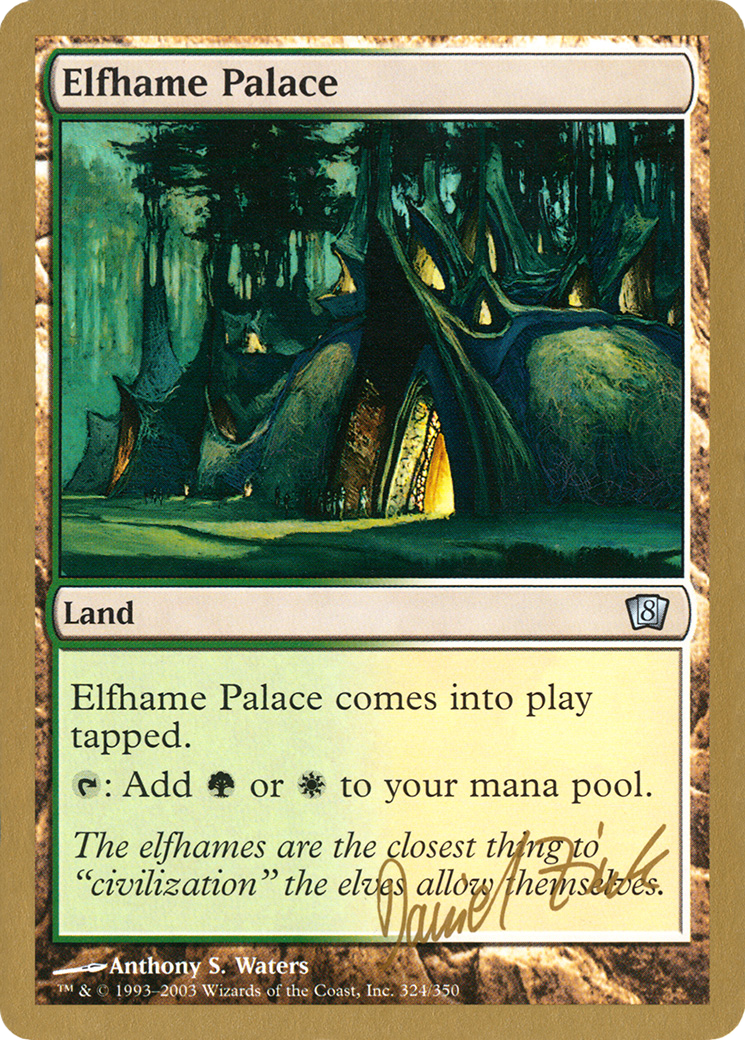 Elfhame Palace (WC03-DZ324) - World Championship Decks 2003 - Premium MTG Single from Wizards of the Coast - Just $0.10! Shop now at Game Crave Tournament Store
