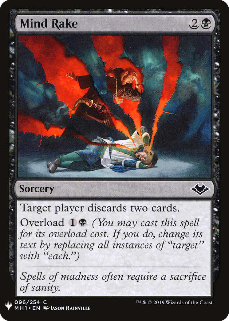Mind Rake (MB1-712) - Mystery Booster - Premium MTG Single from Wizards of the Coast - Just $0.08! Shop now at Game Crave Tournament Store