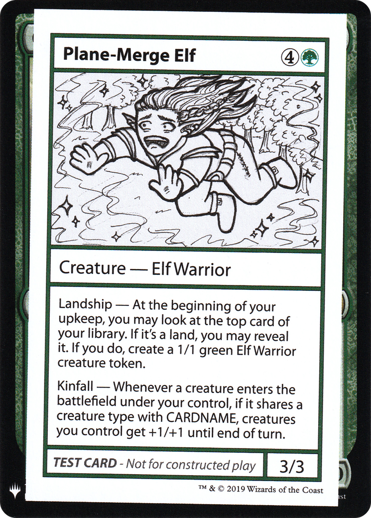 Plane-Merge Elf (CMB1-083) - Mystery Booster Playtest Cards 2019 - Premium MTG Single from Wizards of the Coast - Just $0.22! Shop now at Game Crave Tournament Store