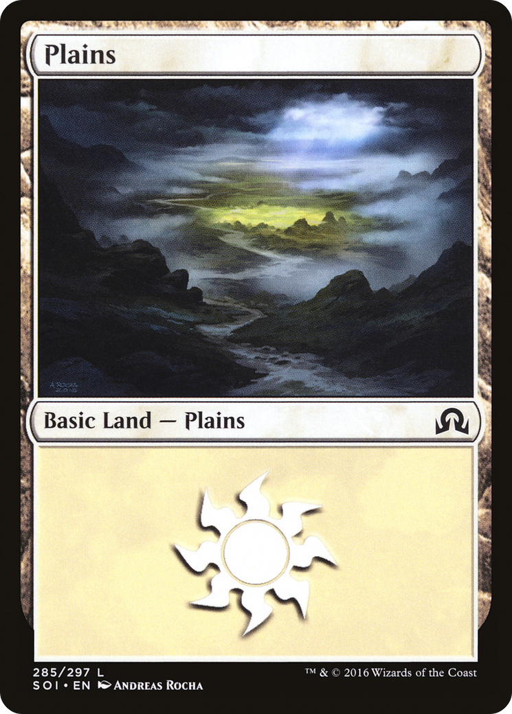 Plains (SOI-285) - Shadows over Innistrad Foil - Premium MTG Single from Wizards of the Coast - Just $0.50! Shop now at Game Crave Tournament Store