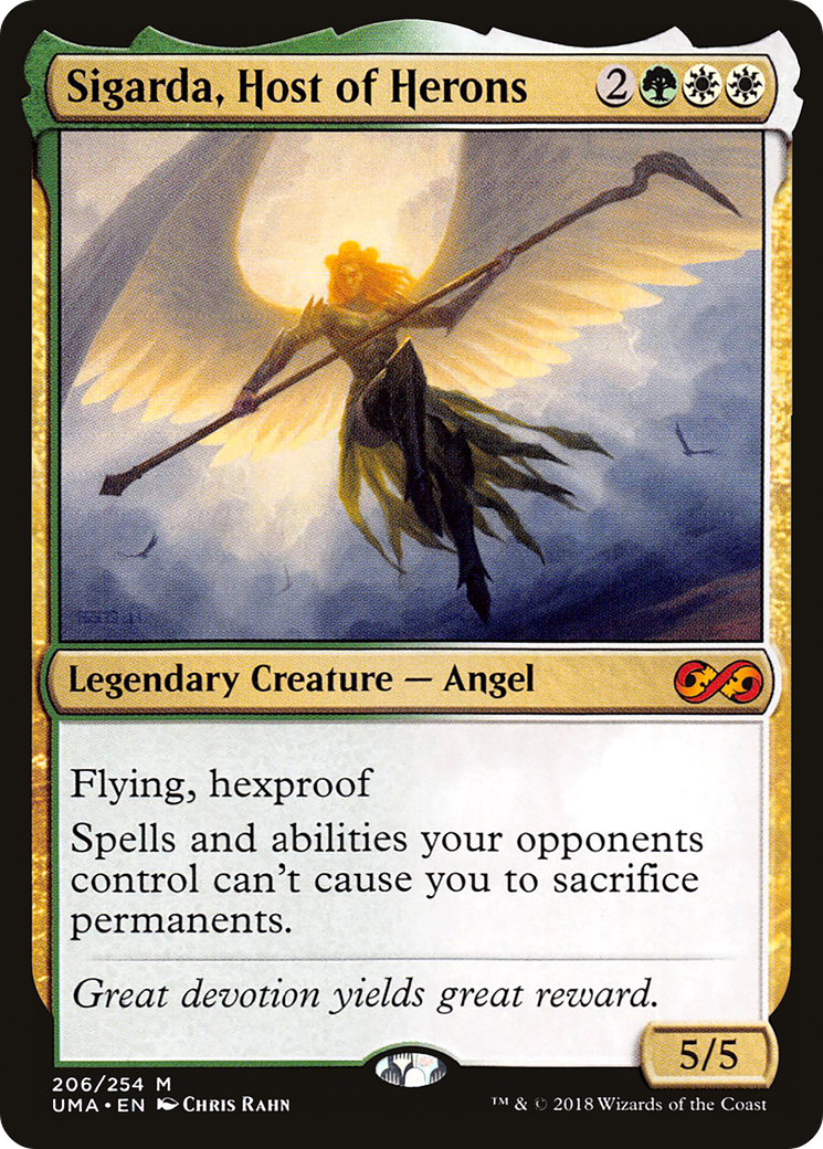 Sigarda, Host of Herons (UMA-206) - Ultimate Masters Foil - Premium MTG Single from Wizards of the Coast - Just $2.36! Shop now at Game Crave Tournament Store