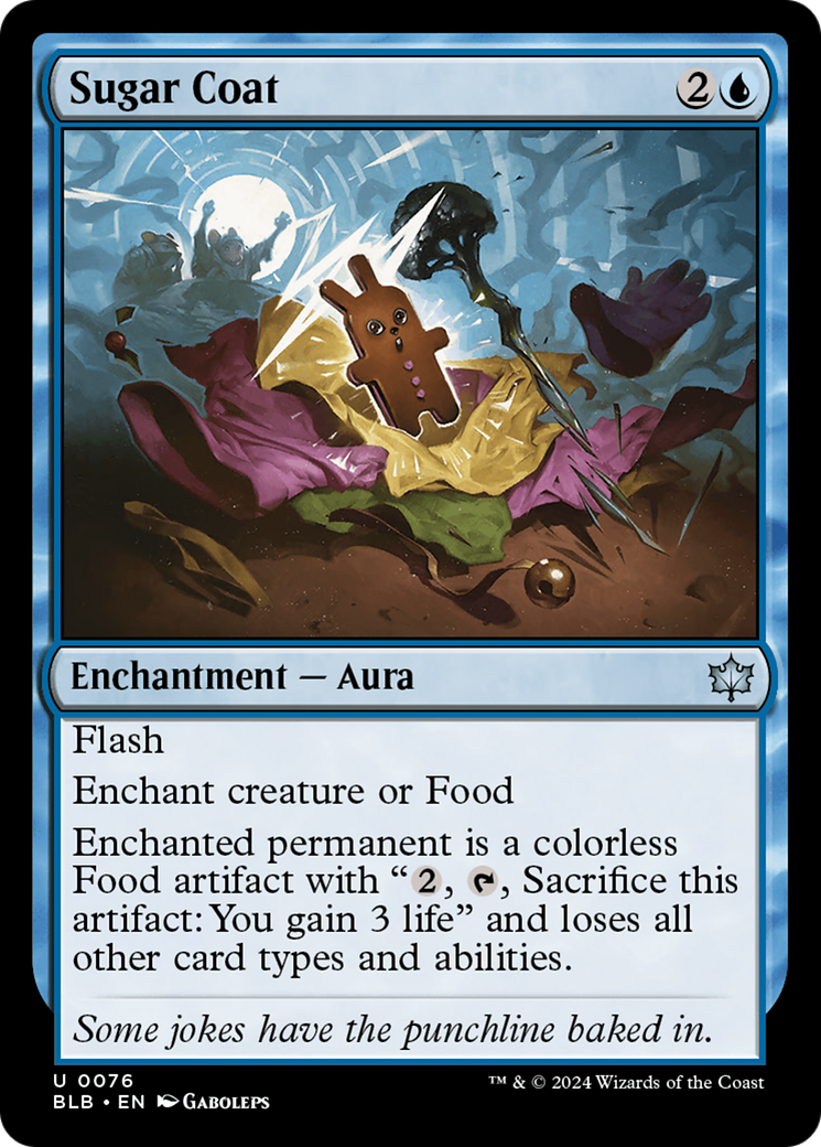 Sugar Coat (BLB-076) - Bloomburrow Foil - Premium MTG Single from Wizards of the Coast - Just $0.25! Shop now at Game Crave Tournament Store