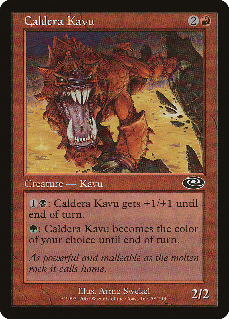 Caldera Kavu (PLS-058) - Planeshift Foil - Premium MTG Single from Wizards of the Coast - Just $0.11! Shop now at Game Crave Tournament Store