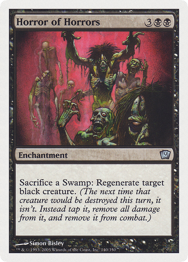 Horror of Horrors (9ED-140) - Ninth Edition - Premium MTG Single from Wizards of the Coast - Just $0.08! Shop now at Game Crave Tournament Store